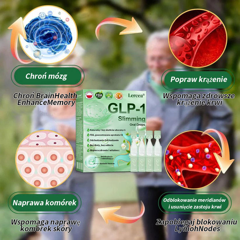 🏆Widoczne rezultaty w 7 dni 🏆 | Lercea® GLP-1 Doustny Roztwór Odchudzający – 🌈 Otyłość, Choroby Sercowo-Naczyniowe, Cukrzyca, Bezdech Senny, Problemy ze Stawami i nie tylko
