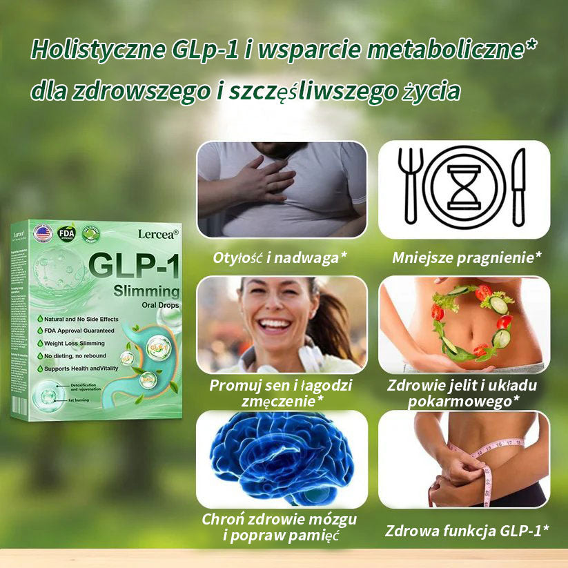 🏆Widoczne rezultaty w 7 dni 🏆 | Lercea® GLP-1 Doustny Roztwór Odchudzający – 🌈 Otyłość, Choroby Sercowo-Naczyniowe, Cukrzyca, Bezdech Senny, Problemy ze Stawami i nie tylko