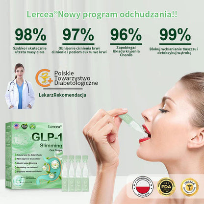 🏆Widoczne rezultaty w 7 dni 🏆 | Lercea® GLP-1 Doustny Roztwór Odchudzający – 🌈 Otyłość, Choroby Sercowo-Naczyniowe, Cukrzyca, Bezdech Senny, Problemy ze Stawami i nie tylko